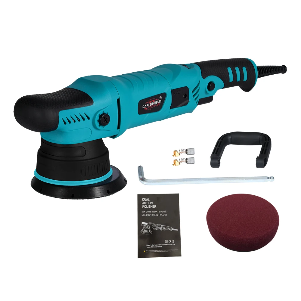 Escudo de carro 5 Polegada 15mm 1000w órbita dupla ação polidor automático polimento máquina polimento para detalhamento carro