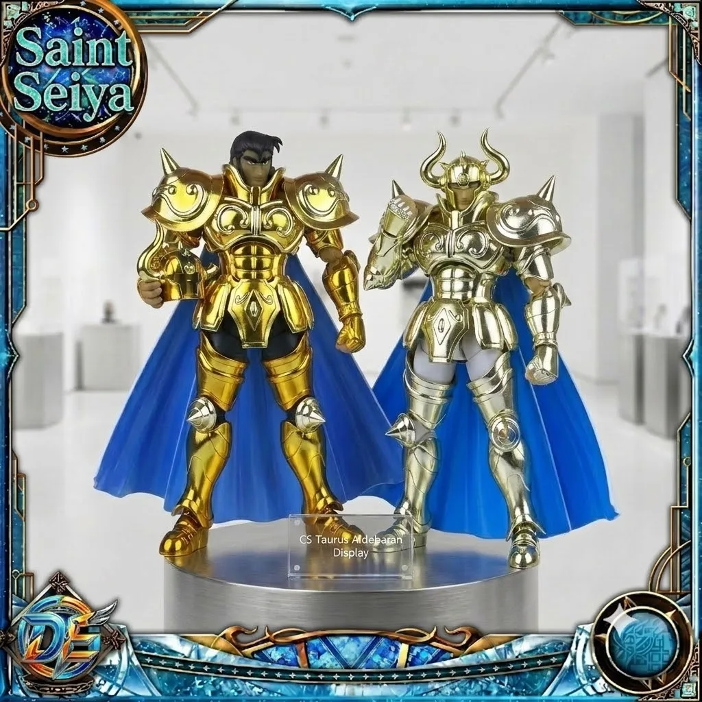 【En Stock】 Saint Seiya CS Modelo Tauro Aldebarán Caballero de Oro Myth Cloth EX Figura de Acción de Metal Fundido a Presión Coleccionable