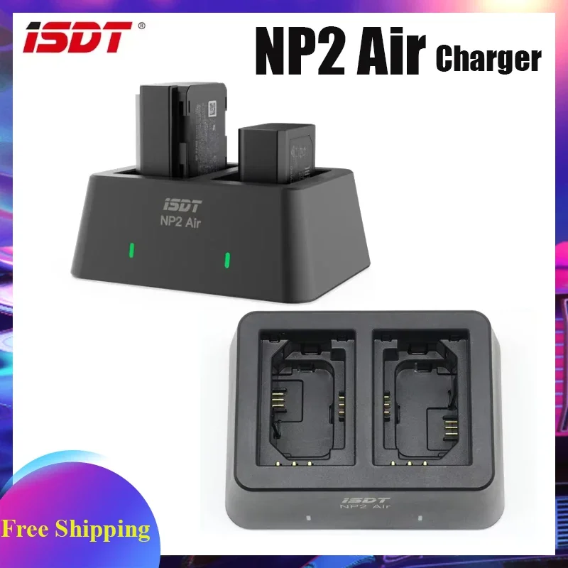 ISDT NP2 Air 25W Mix-Dual Channel Charger for SONY Digital Imaging Equipment NP-BX1 NP-FZ100 NP-FW50 Battery