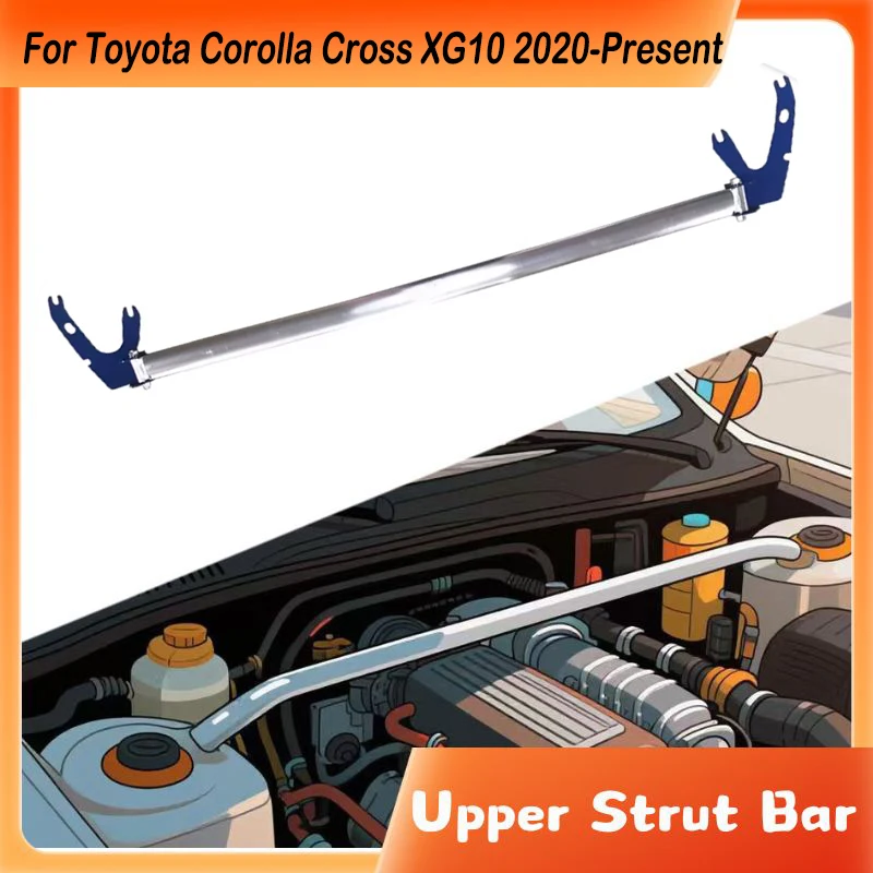 Front Upper Stabilizer Strut Bar For Toyota Corolla Cross XG10 2020-Present Engine STB Strut Tower Brace Suspension