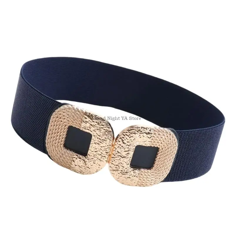 حزام خصر عريض للنساء من القماش المنسوج، حزام مشد مرن، حزام خصر مريح