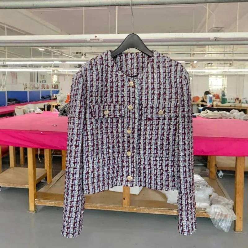 

Ele Slimming Long Sve round Ne Single Button ort Верхняя одежда Корейский Sle Commute Свободный крой Обычный тонкий хлопок