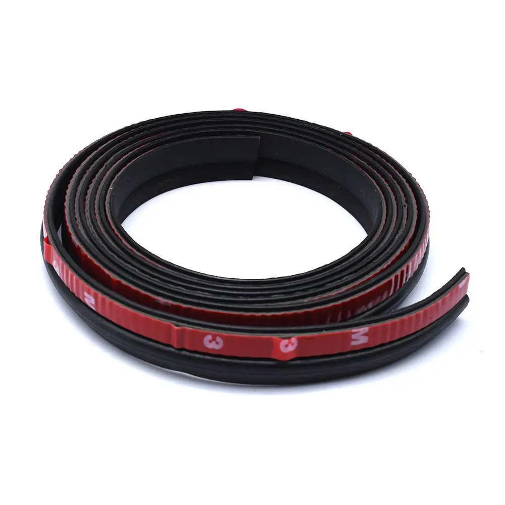 2M Car Door Rubber Seal Strips Trim Z Shape Noise Insulation Edge Weatherstrip Rubber Seal Car Wind Noise Reduction Accessories