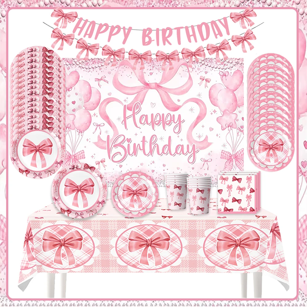 Girl Women Pink Bow…