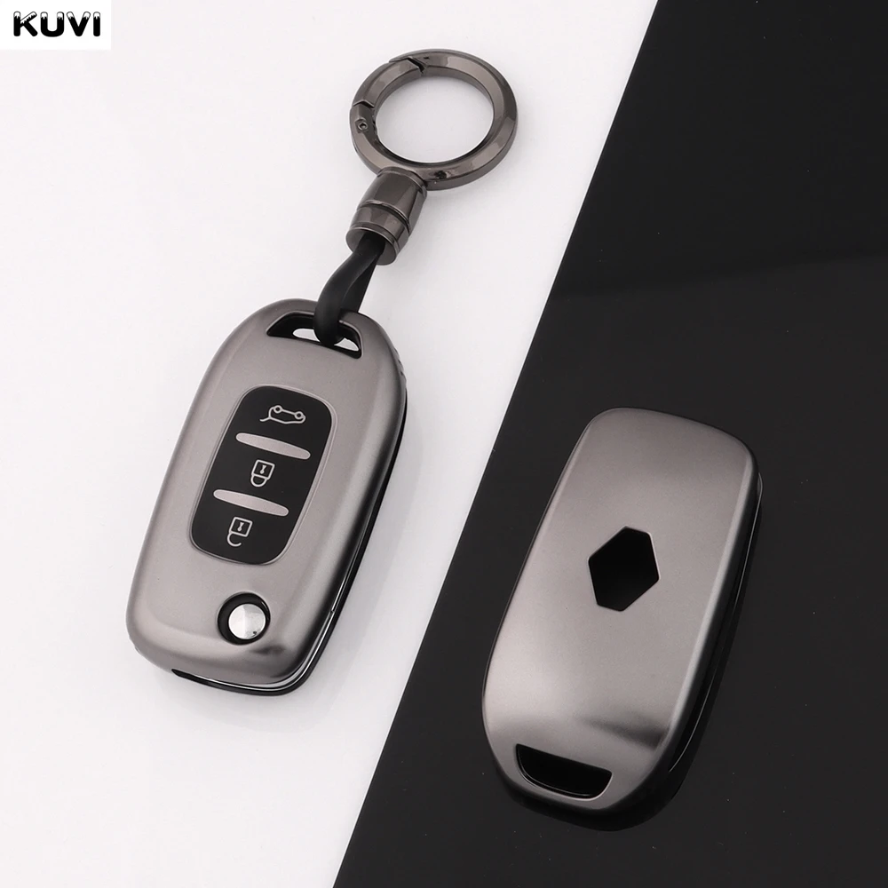 TPU Auto Flip Schlüssel Fall Abdeckung Shell Für Renault Kwid 2023 Kadjar Captur Megane Sandero Stepway Logan Clio 5 2022 Arkana 2020 2021