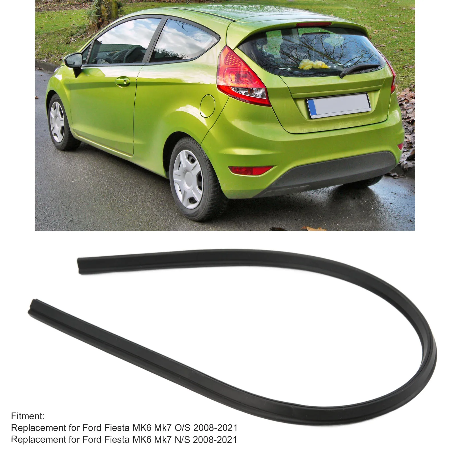 Dustproof Rainproof Tail Light Sealing Strip Noise Reduction Rear Light Lamp Gasket Replacement for  MK6 Mk7 O/S 1894452