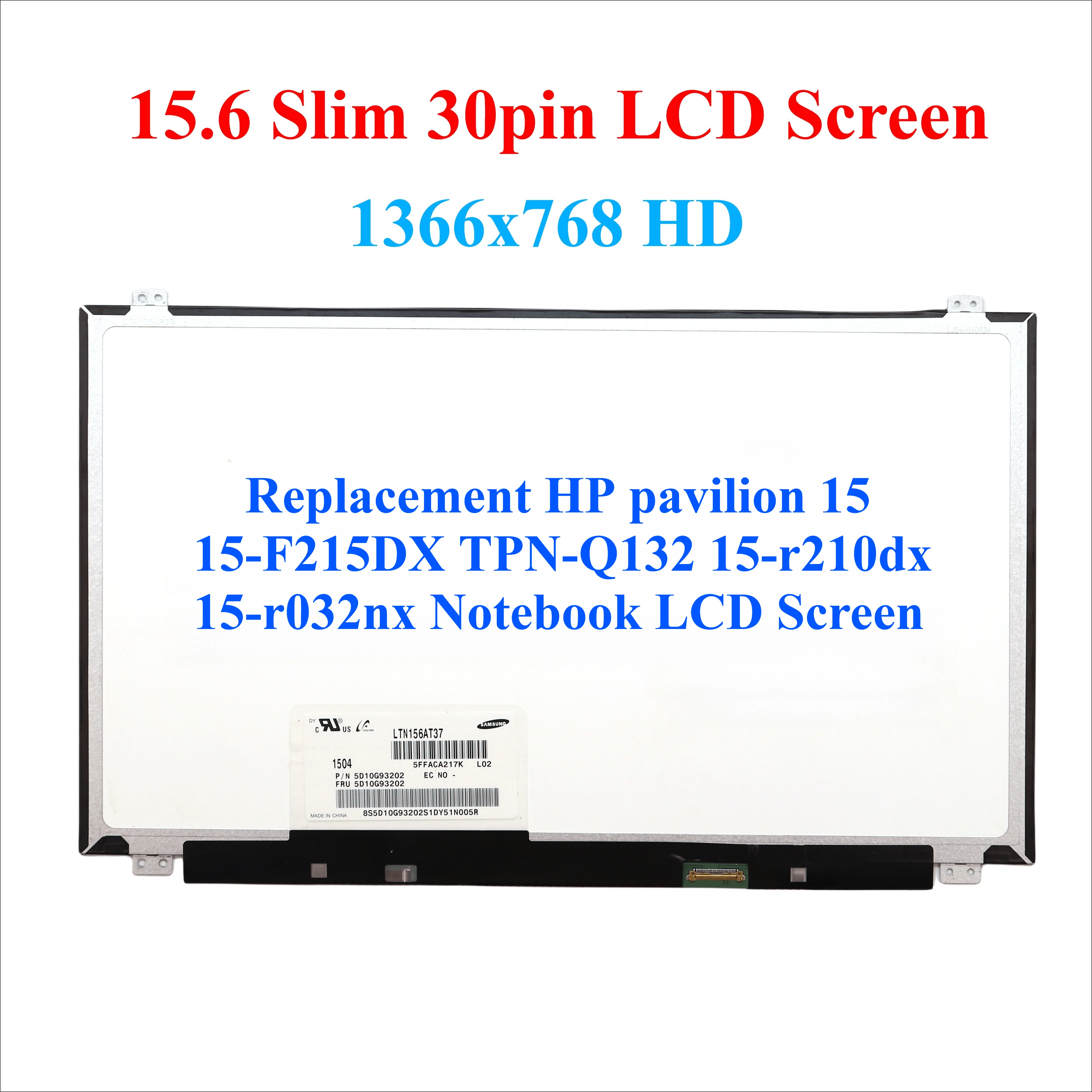 

For HP pavilion 15 15-F215DX TPN-Q132 15-r210dx 15-r032nx Notebook LCD Screen