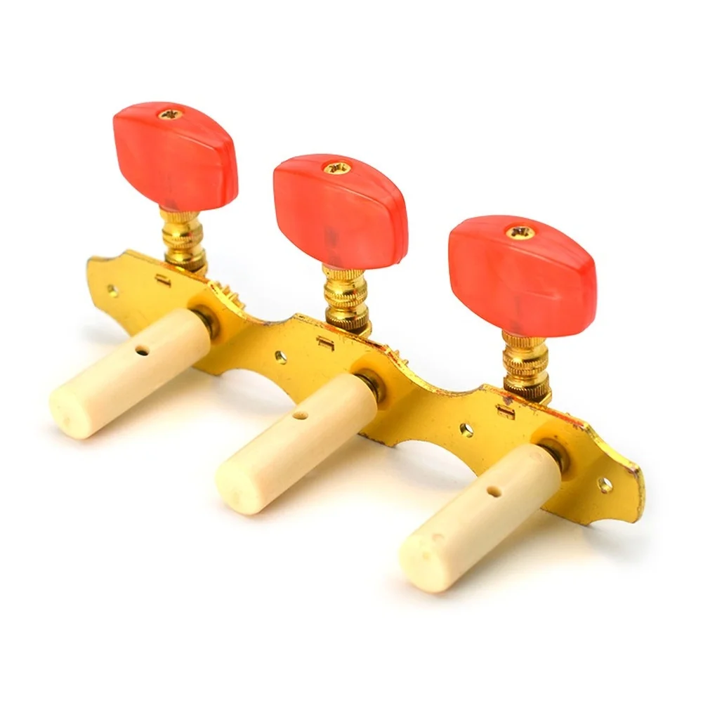 Classical Guitar Tuning Peg Assembly 3+3 Format Designed for Traditional Nylon-String Guitar Setup and Tuning Workflow