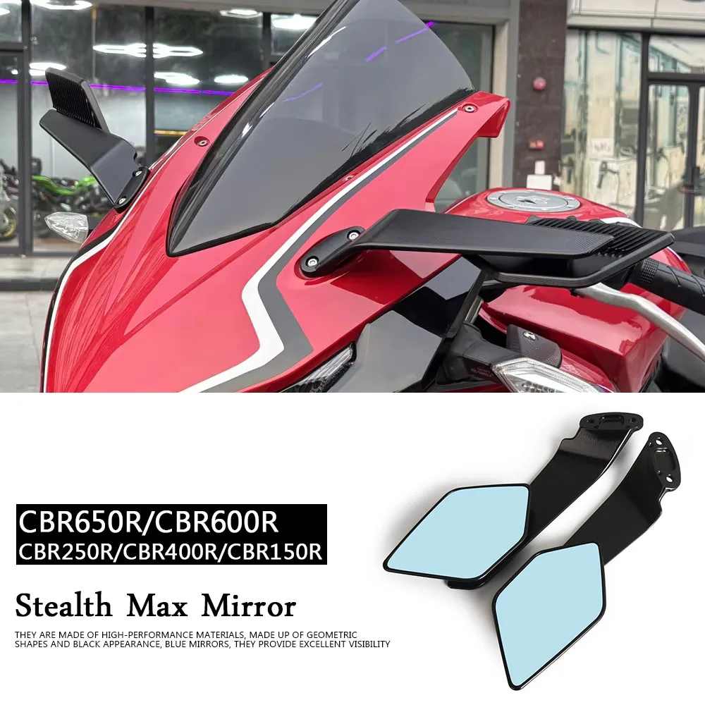 

Новое регулируемое зеркало заднего вида для мотоциклов Honda CBR650R 2019-2026, CBR250R, CBR600R, CBR400R, CBR150R с ветровым козырьком