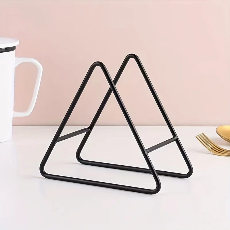Iron Wind Insulation Mat Storage Rack Dining Table Tray Rack Boneless Tray Rack Garbage Tray Base Bracket Heat-Pot Mat Bookshelf