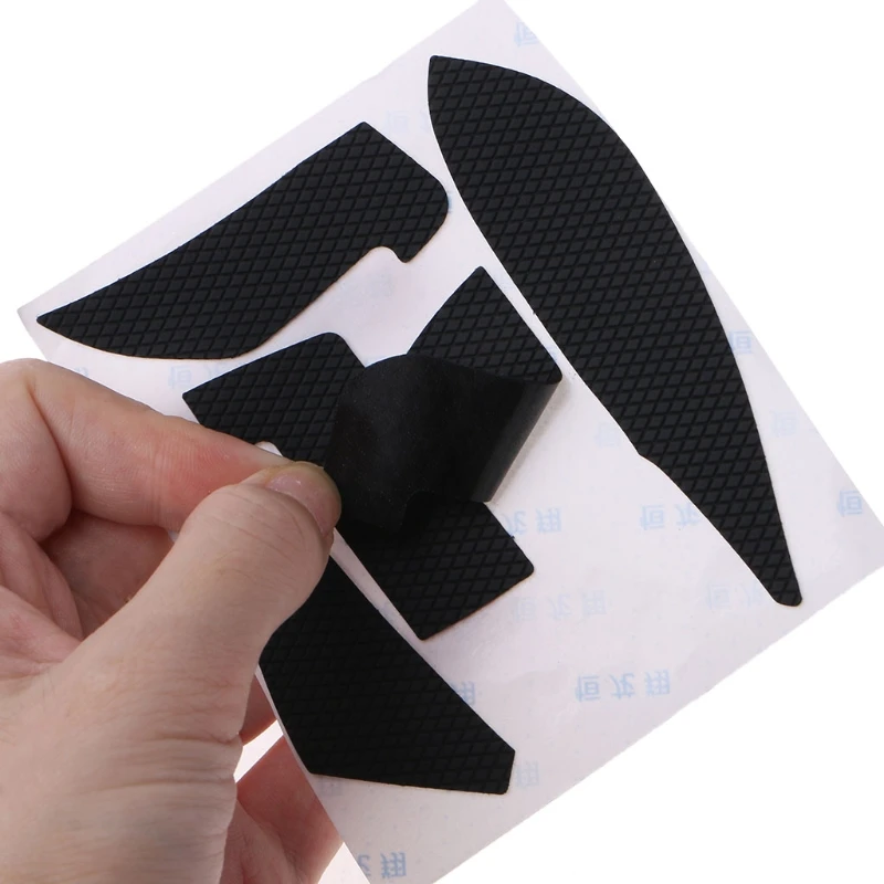 F3KE Suck Sweat Gaming Mice Skin Ultra-Thin  Sticker Mouse Grips Tape for MX  3 Mouse Black 1 Set