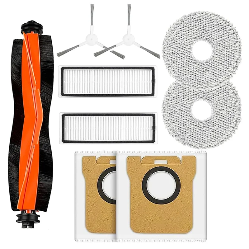 A76g-escova lateral principal, filtros, panos de esfregão, sacos de pó para xiaomi x20 + /x10 + plus e para dreame l10s ultra/l10 ultra robô accessori