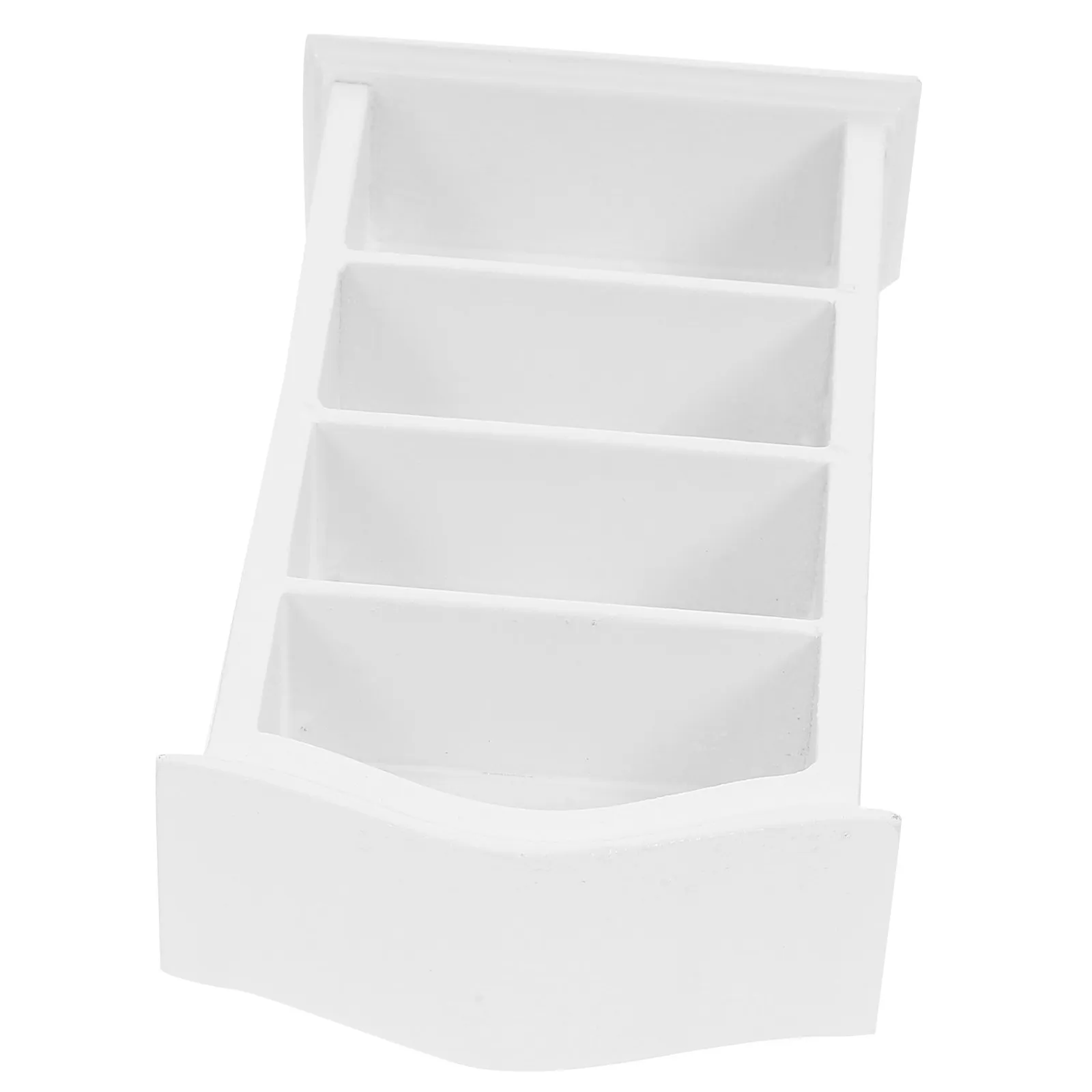 

Miniature Wooden Bookshelf Cabinet Smooth Surface Cute House Storage Shelf DIY Decoration for Bedroom Study Living Room