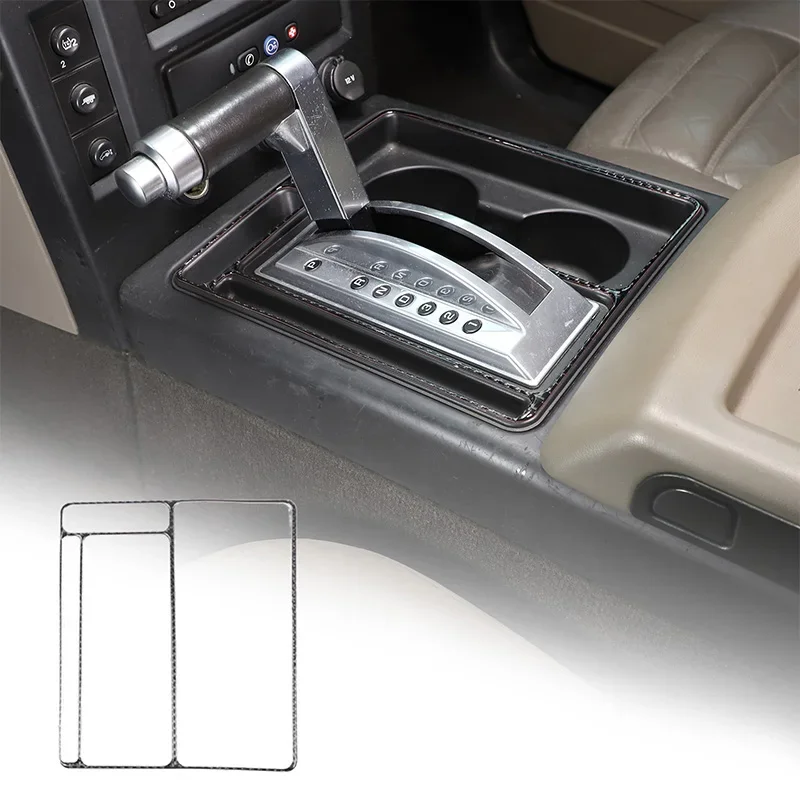 

For Hummer H2 2003-2007 Soft Carbon Fiber Center Gear Indicator Frame Decorative Stickers Interior Accessories