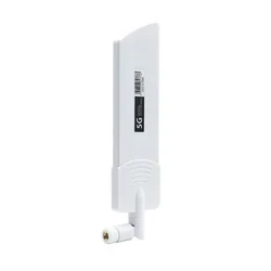 1PCS 5G/3G/4G/GSM Full Band Glue Stick Omni Wireless Smart Meter Router Module Gain 40DBi Antenna, White SMA Male