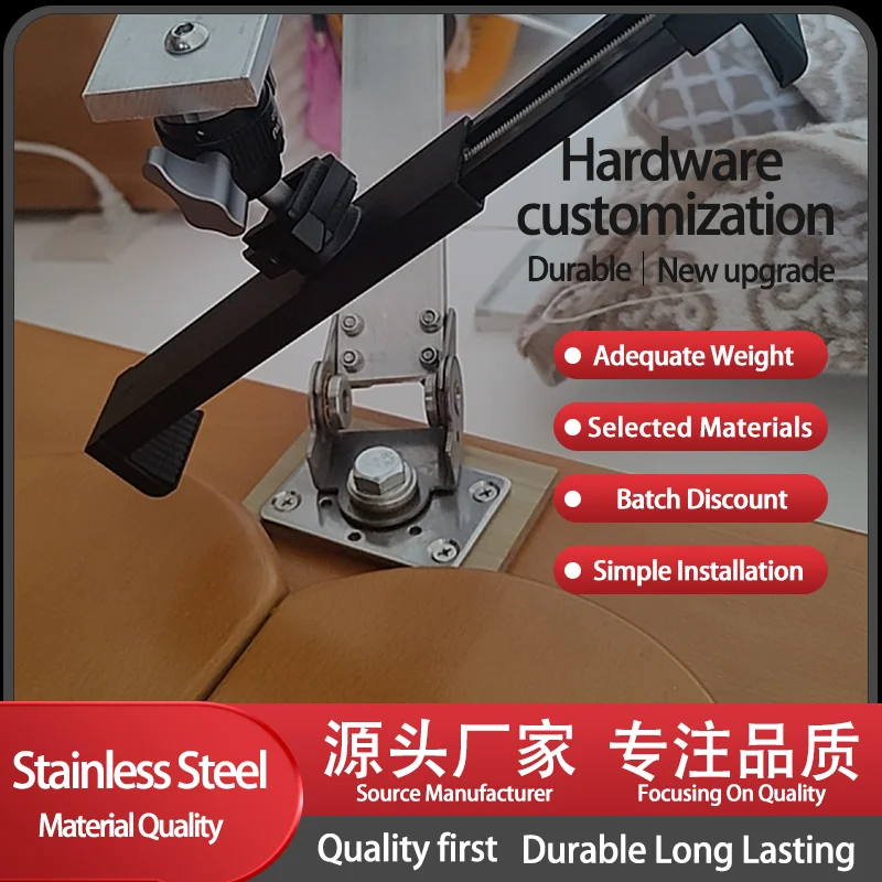 304 Stainless Steel Damping Shaft Hinge Has Industrial Heavy-Duty And High Torque Hinges At Any Stop Position