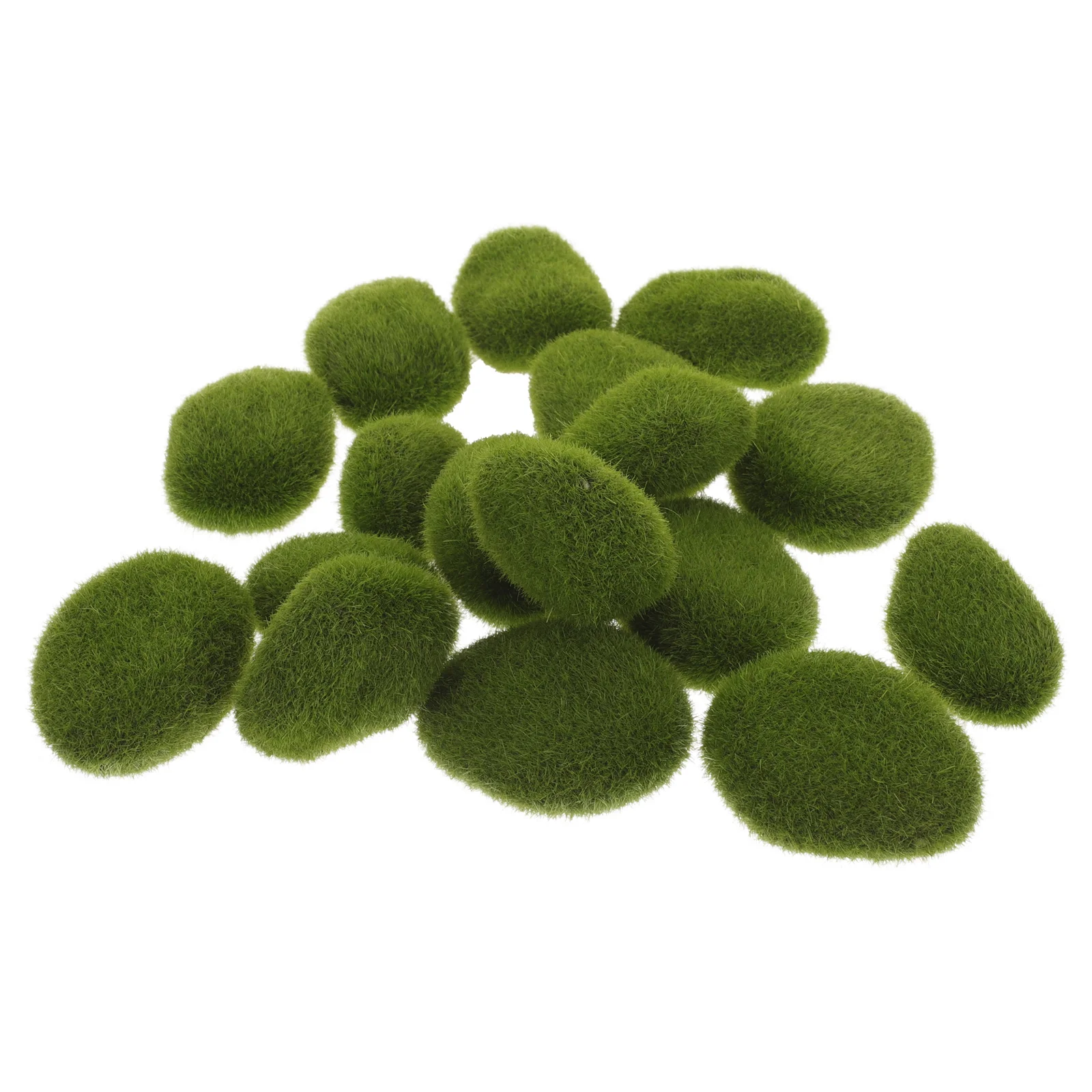 

Artificial Moss Stone Decorative Faux Stones for Crafts Miniature Terrain Landscape Plant Diy Easy Maintenance Plastic Fake