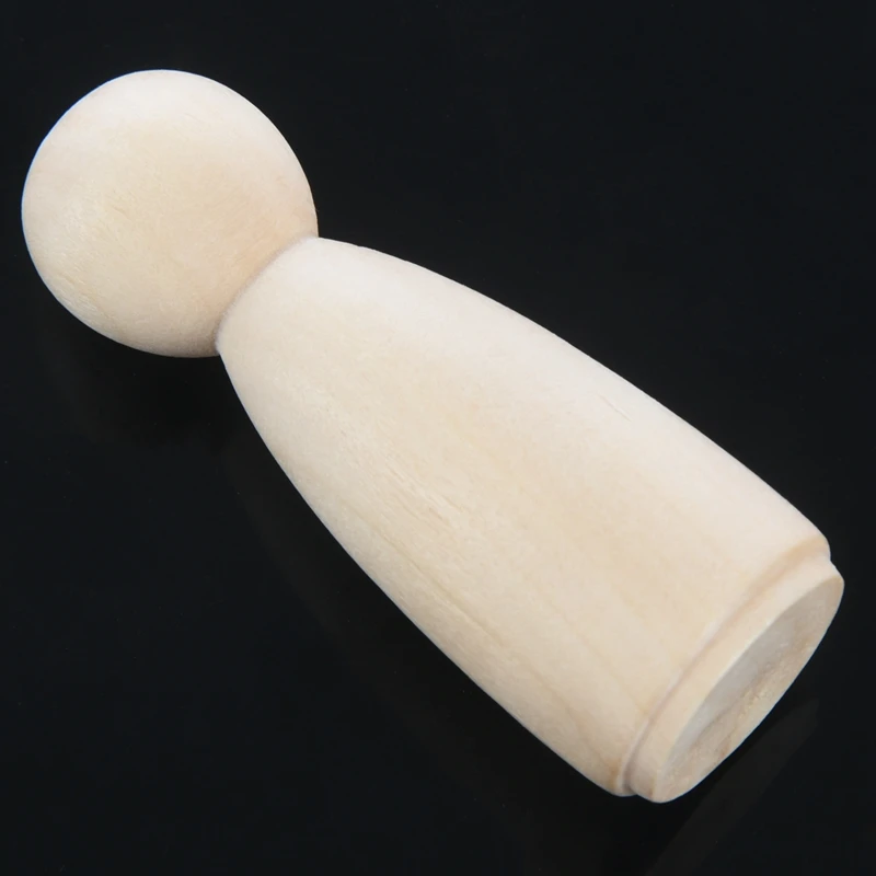 Muñecos de madera decorativos para hombre y mujer, cuerpo de muñecas con clavija de madera sin terminar, ideal para Artes y manualidades, 16 piezas