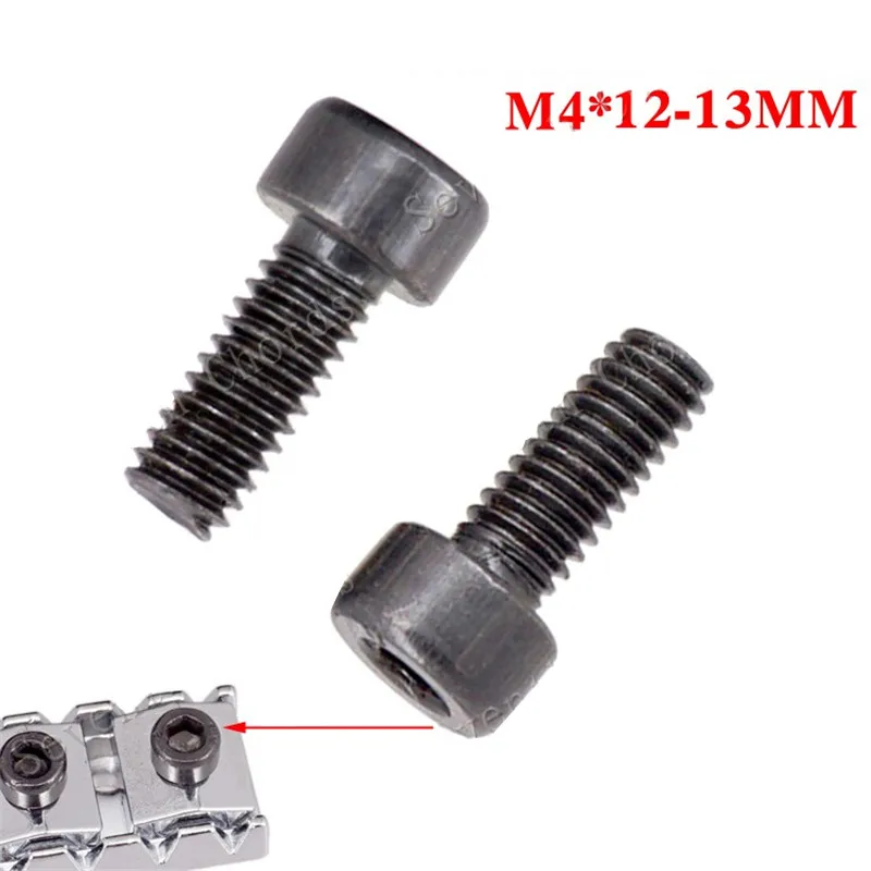 A Black 16*4 Duplex Electric Guitar Locking Nut Inner Hexagonal Screws Musical Instrument Accessories