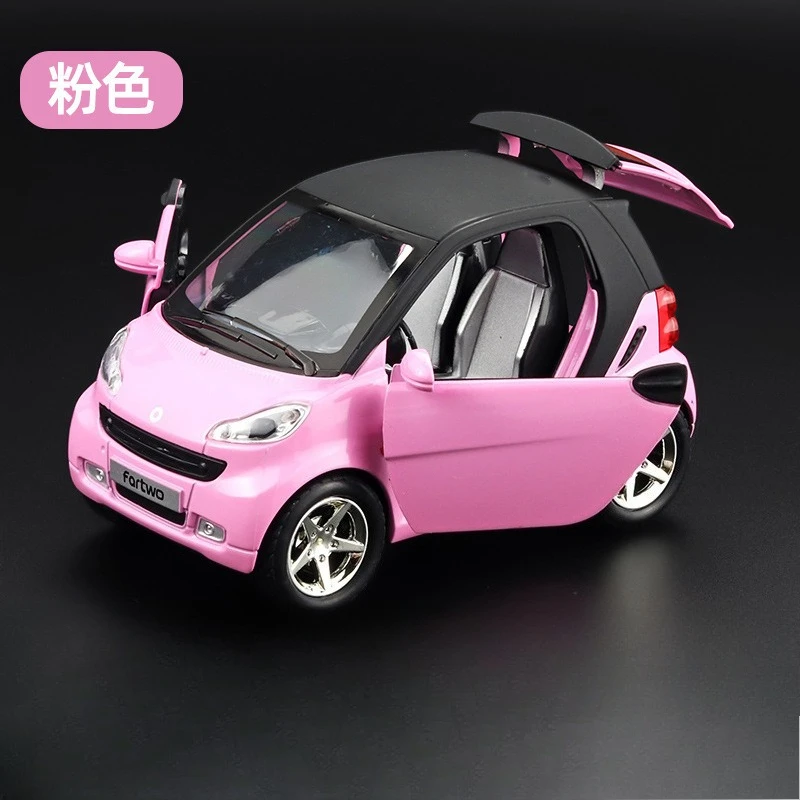 รถโมเดลอัลลอยด์อัจฉริยะ 1:32 พร้อมเสียงและไฟ ประตูเปิดได้แบบดึงกลับ ของเล่นรถยนต์น่ารักสำหรับเด็กชายและเด็กหญิง ขายส่ง