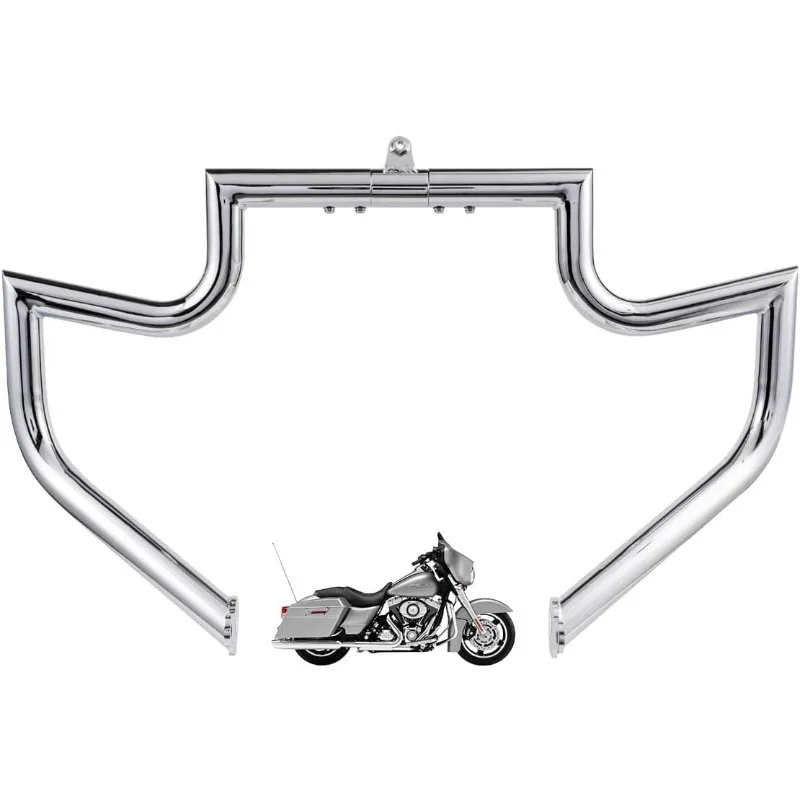 

1.5" Crash Bar Engine Guard Highway Freeway Bar for Davidson Touring Road Glide Road King Street Glide Electra Glide CVO