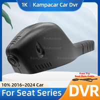 Kampacar ST07-1K 1080P Wifi Dash Cam Car Dvr Camera For Seat Leon 5F Cupra Ateca Arona Toledo Ibiza 2016-2024 10% Cars Dashcam