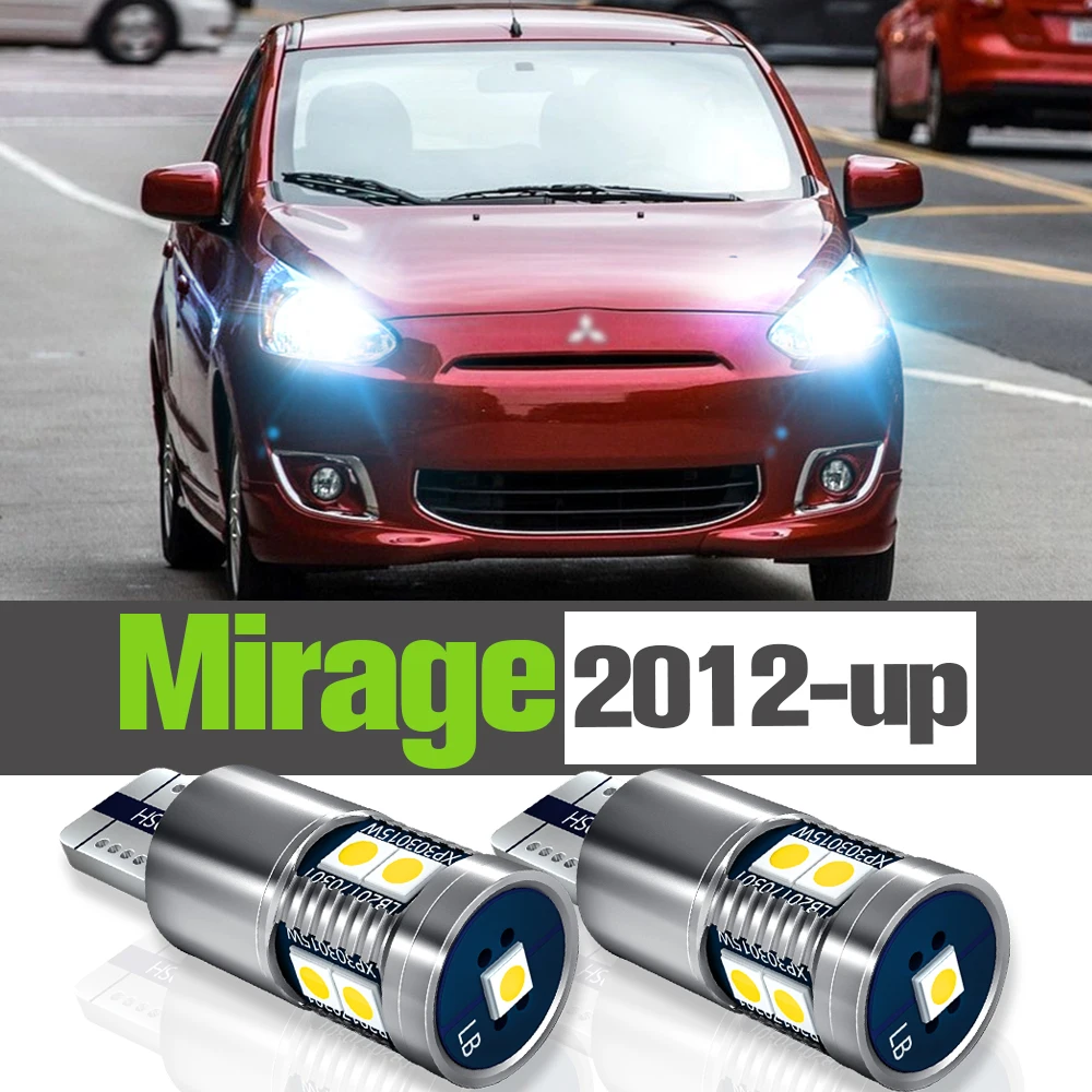 

2x LED Parking Light Accessories Clearance Lamp For Mitsubishi Mirage 2012 2013 2014 2015 2016