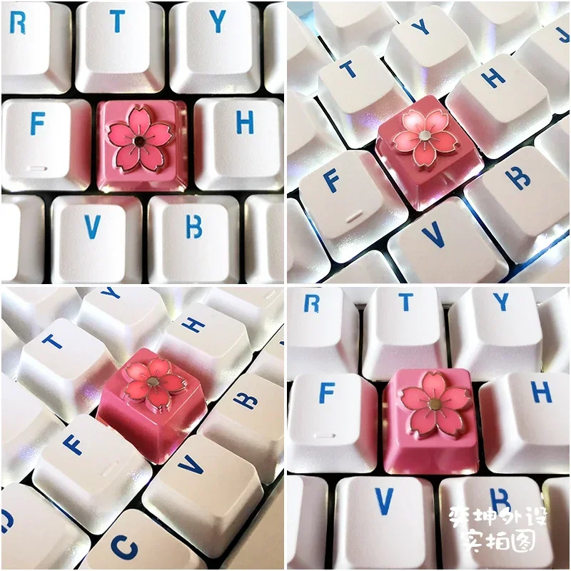 Imagem -05 - Teclado Mecânico Oem Zinco Alumínio Liga Keycap Lol Game Overver Apex cf Pikachu Dota Único R-star Anime Game Presente