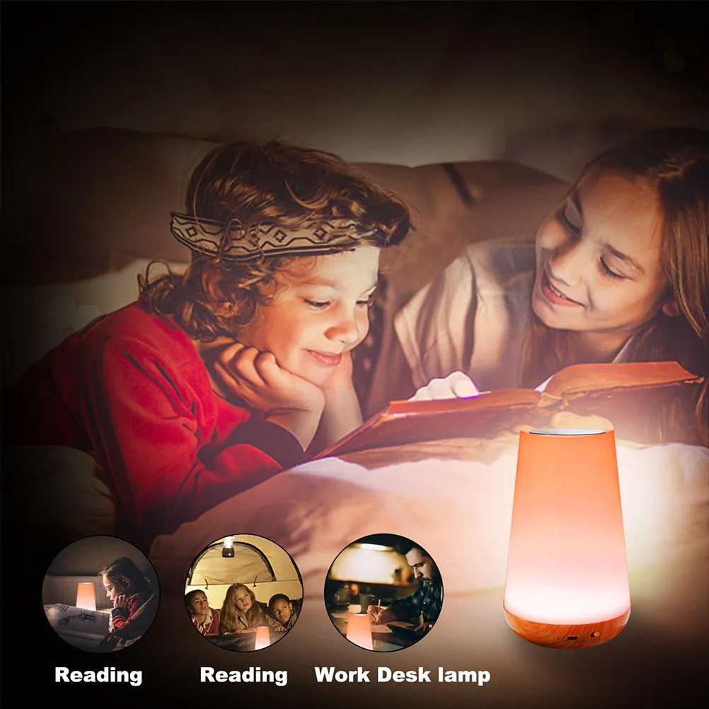 

Creative ABS Night Lamp Elegant Bedroom Decor Small Tabletop Light Touch Ambience Lighting Chic Vibe Home Adorn bedside decor