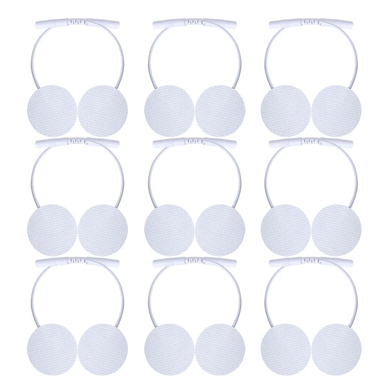 Bulk Pack 10/20PCS TENS Electrode Pads 3.2cm Massager Electrodes for Acupuncture Pulse EMS Muscle Stimulator Sticke