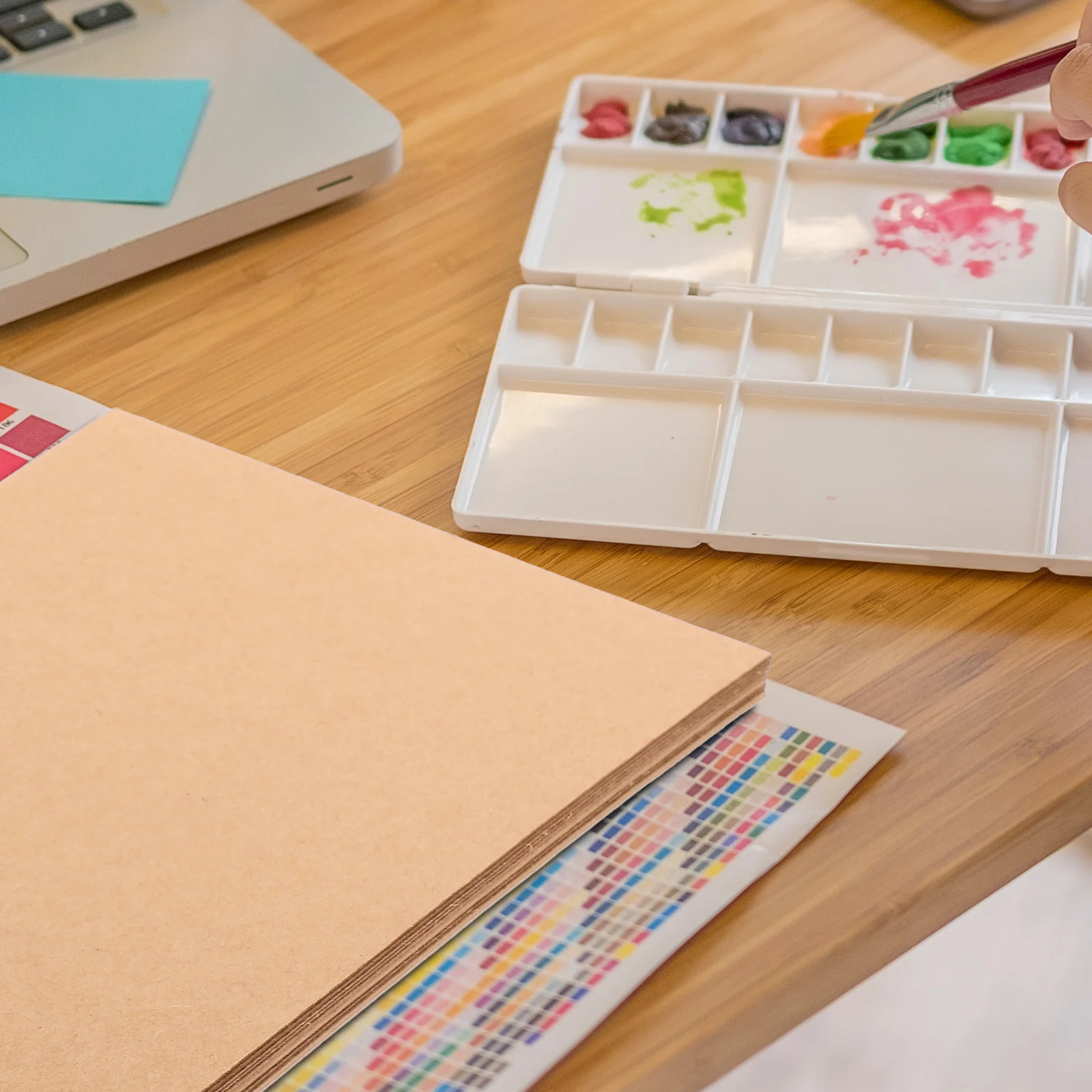 

10 Sheets Blank Oil Painting Paper Art Drawing Sheets for Students Artists Portable Chip Board Card Stock Thick Painting Paper