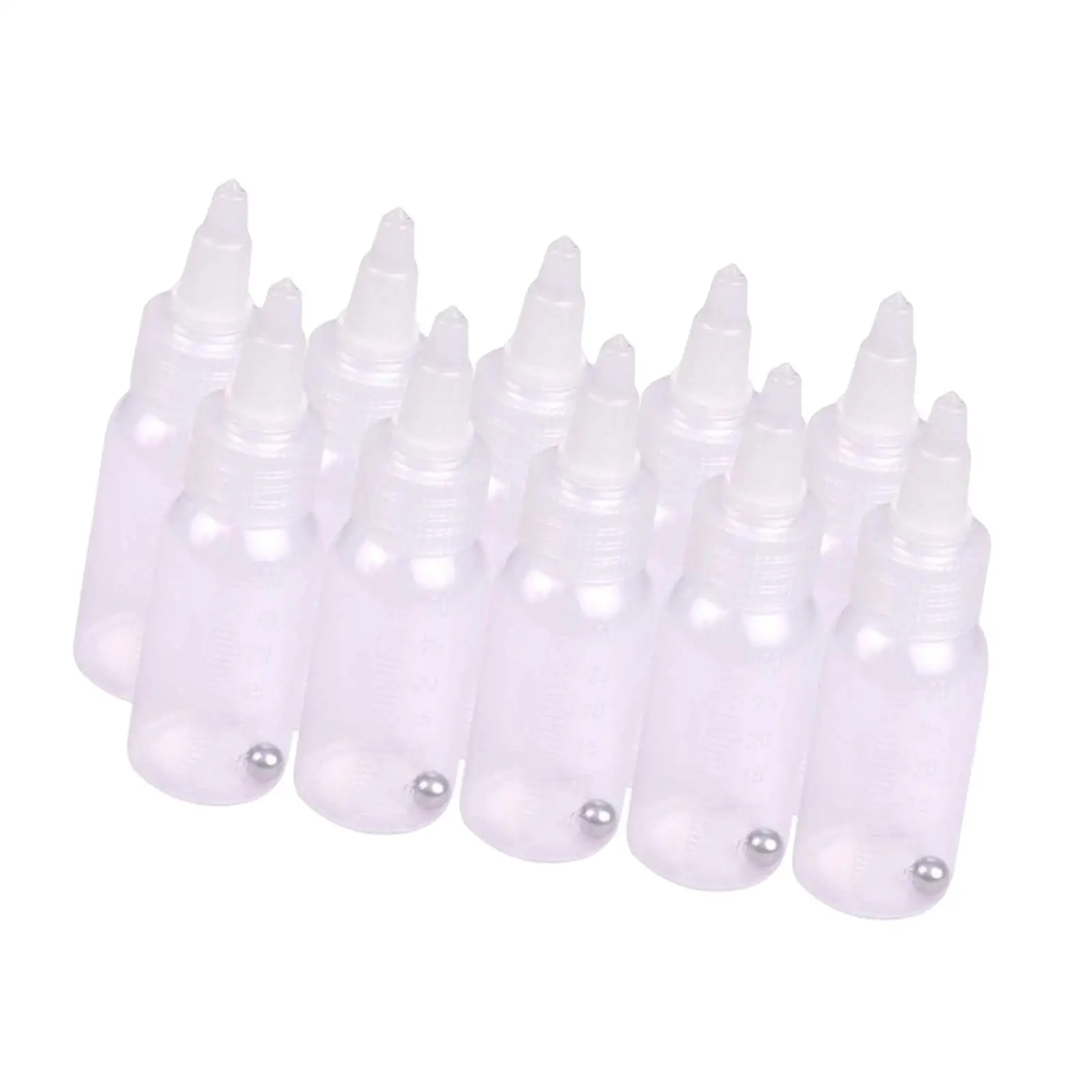 10Pcs 30ml Paint Storage Bottles Empty Airbrush Bottles for Oil Model Paint