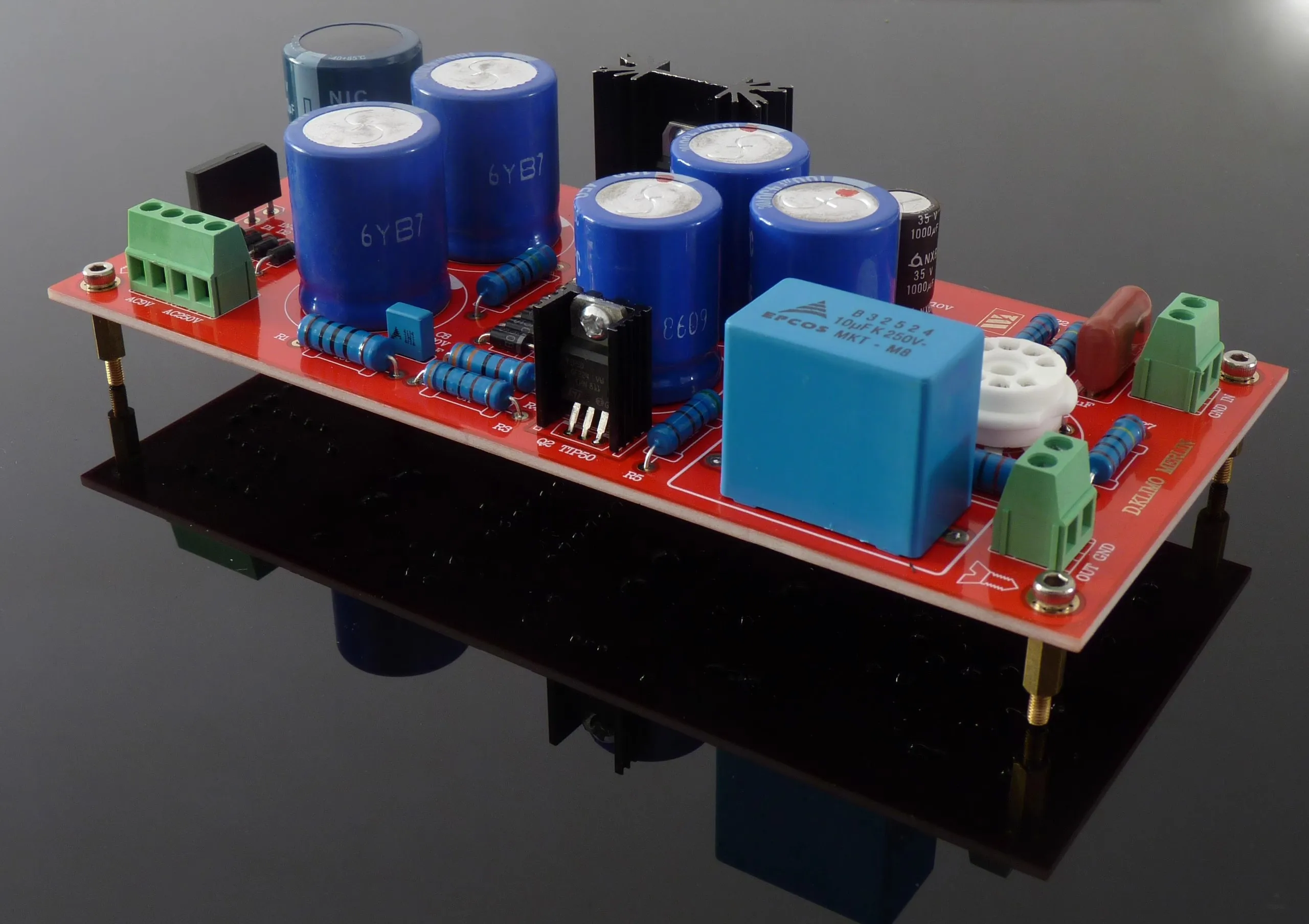 WZ-91 preamplificador de tubo electrónico alemán Tianji D Klimo Klimo línea 1 par 2 uds 6DJ8/6N11/E88CC preamplificador de tubo