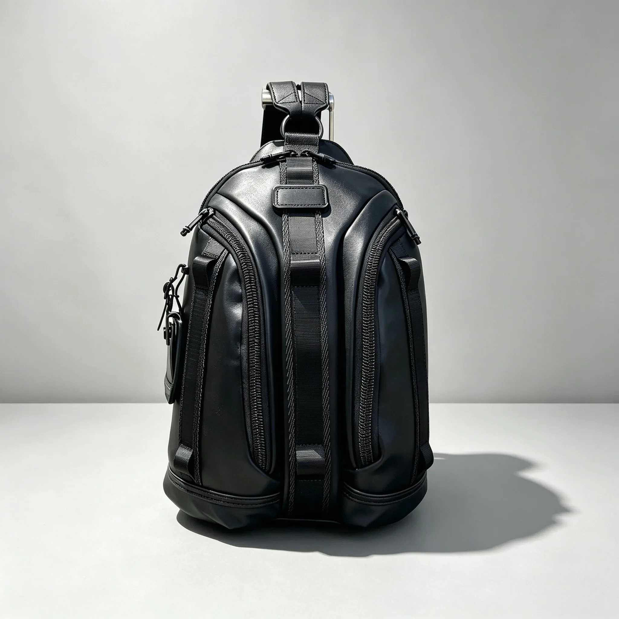 Bolso de Pecho Multifuncional de Microfibra para Hombre, Convertible en Bandolera y Mochila para Uso Diario y de Negocios