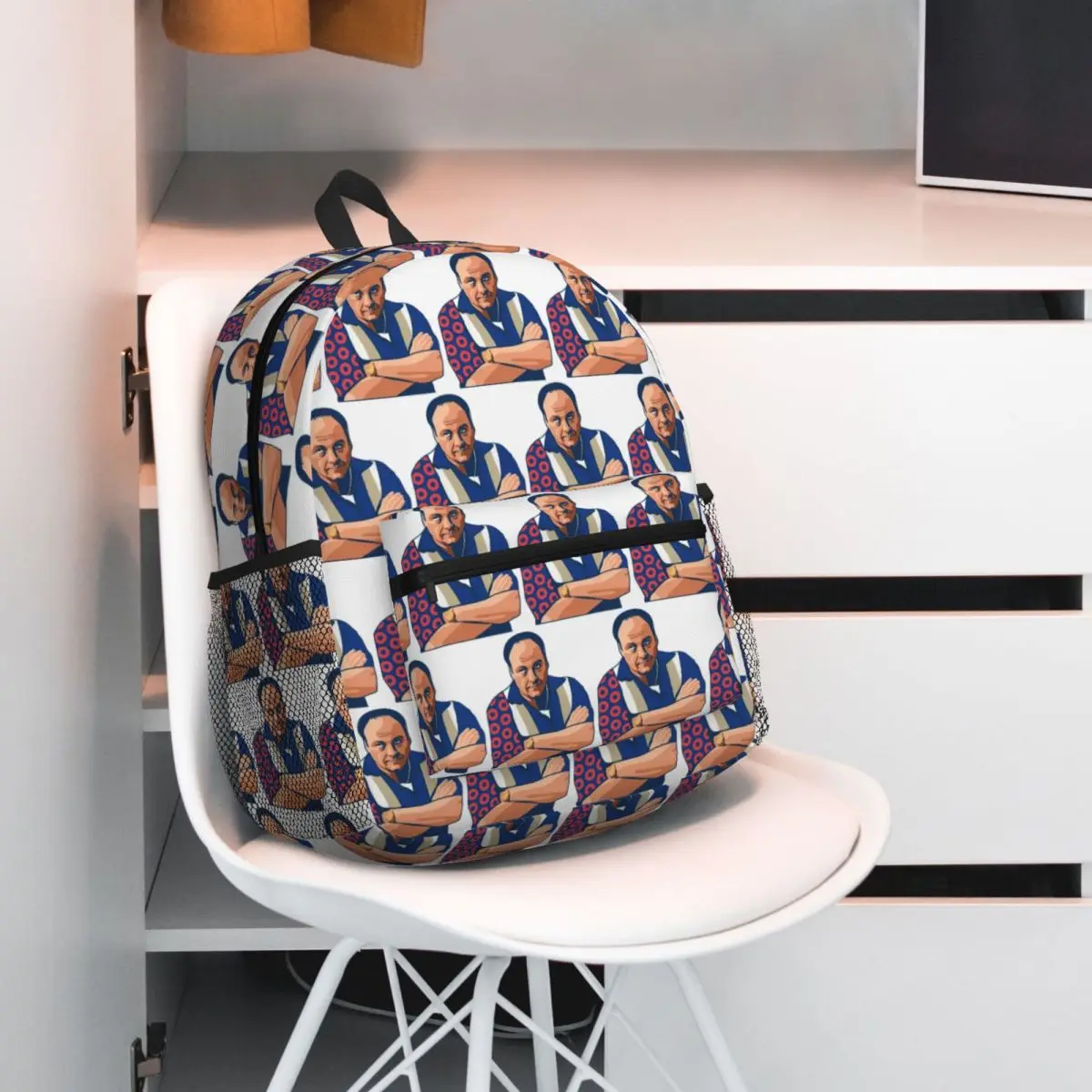 

The Gabagool Tony Soprano Series Backpack Student BookBag Kids School Bag Laptop Shoulder Bags for Men Women