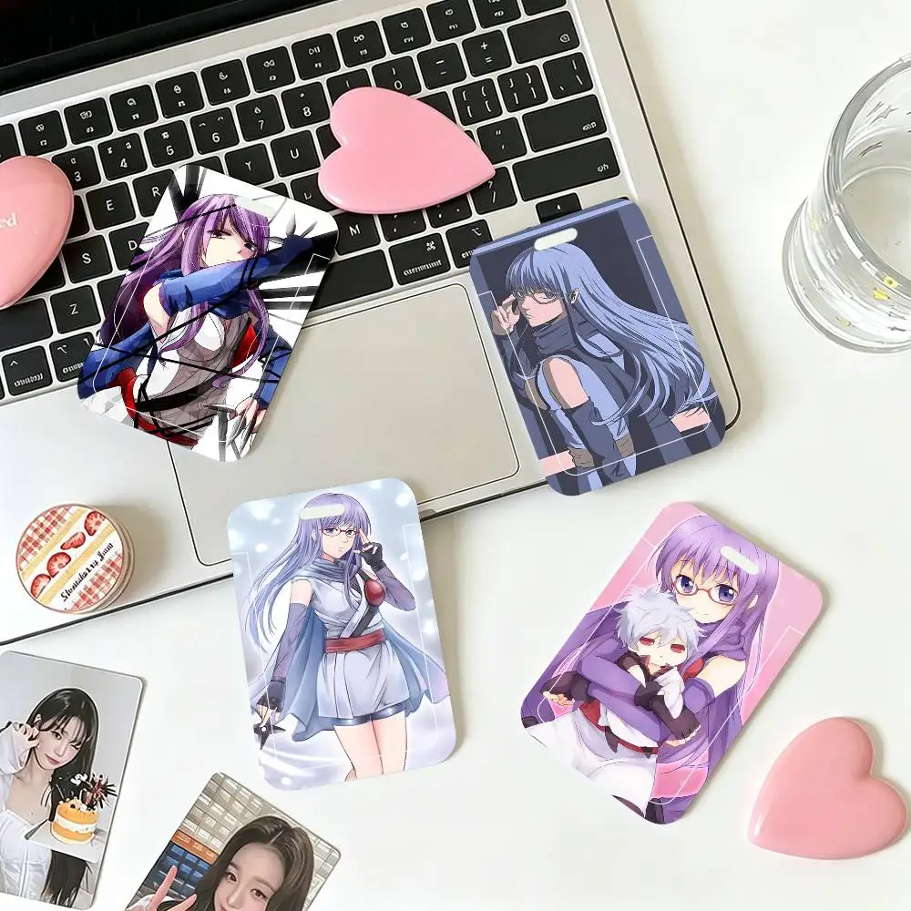 1pc Sarutobi Ayame Anime Cartoon Characters ID Card Sleeve School Card Access ID Card Bus Meal Card Protective Sleeve Easy Push