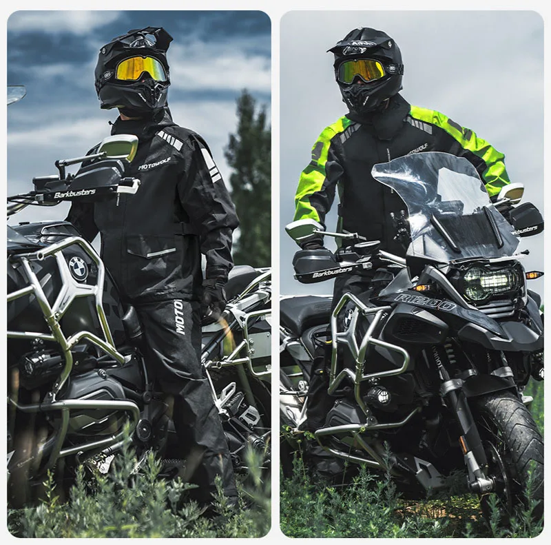 Waterproof Motorcycle Raincoat Man For Heavy Rain Storm Gear Jacket Rider Pants Chubasquero Mujer Adulto 오토바이 우비 Motowolf 22 Sbb6c21f7a629422f8ea9d87f661a783bo