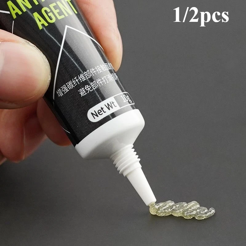 1/2pcs 10G Carbon Fiber Anti Slip Agent For Seatpost Handlebar Frame Stem Carbon Fiber Surfaces Protection Bike Grease