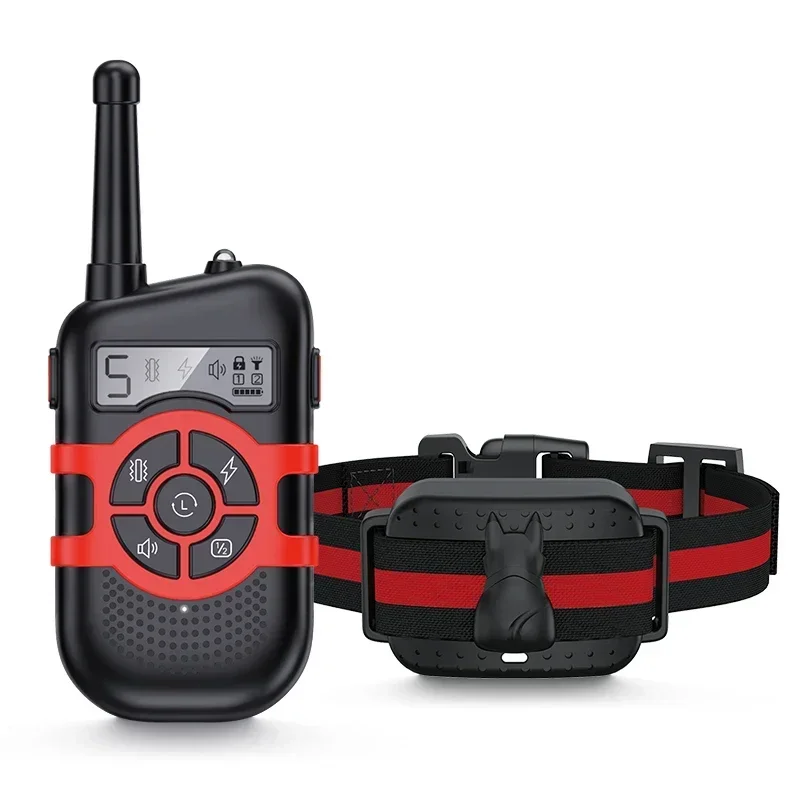 

New 1000ft Dog Training Collar, Bark Stopper Rechargeable Electric Dog Shock Collar IPX7 Waterproof 3 Mode Beep Vibration Shock