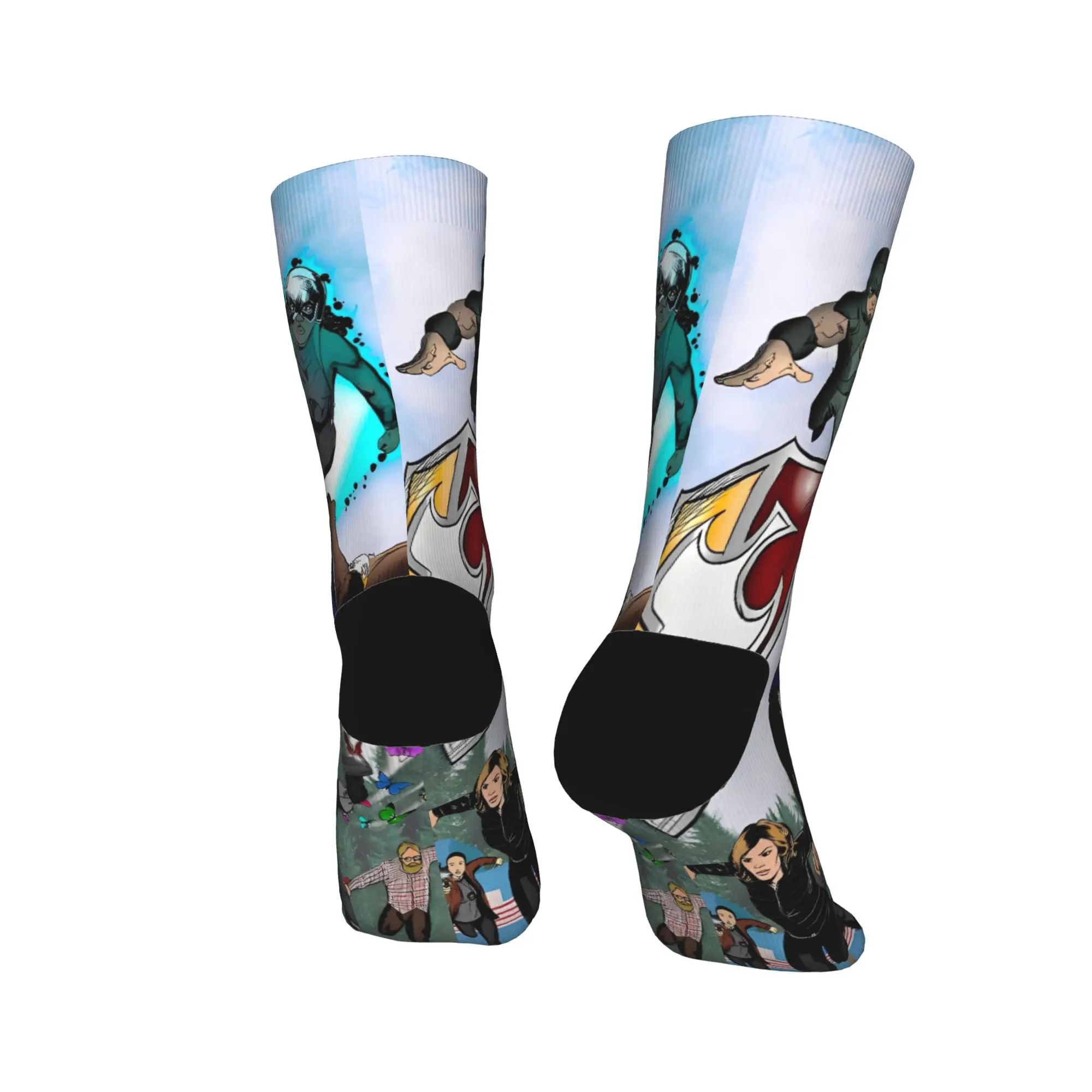 جوارب Peacemakers، جوارب عصرية للبالغين والرجال، جوارب خارجية عالية الجودة، جوارب ربيعية برسومات غير قابلة للانزلاق