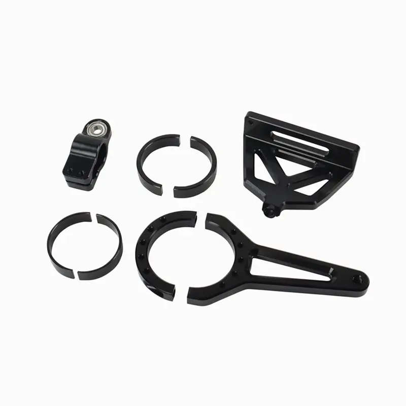 Front Forks Compatible For Road Glide 2015-2026 Motorcycle Steering Damper Bracket Absorber Kit With 54Mm 58Mm 49Mm