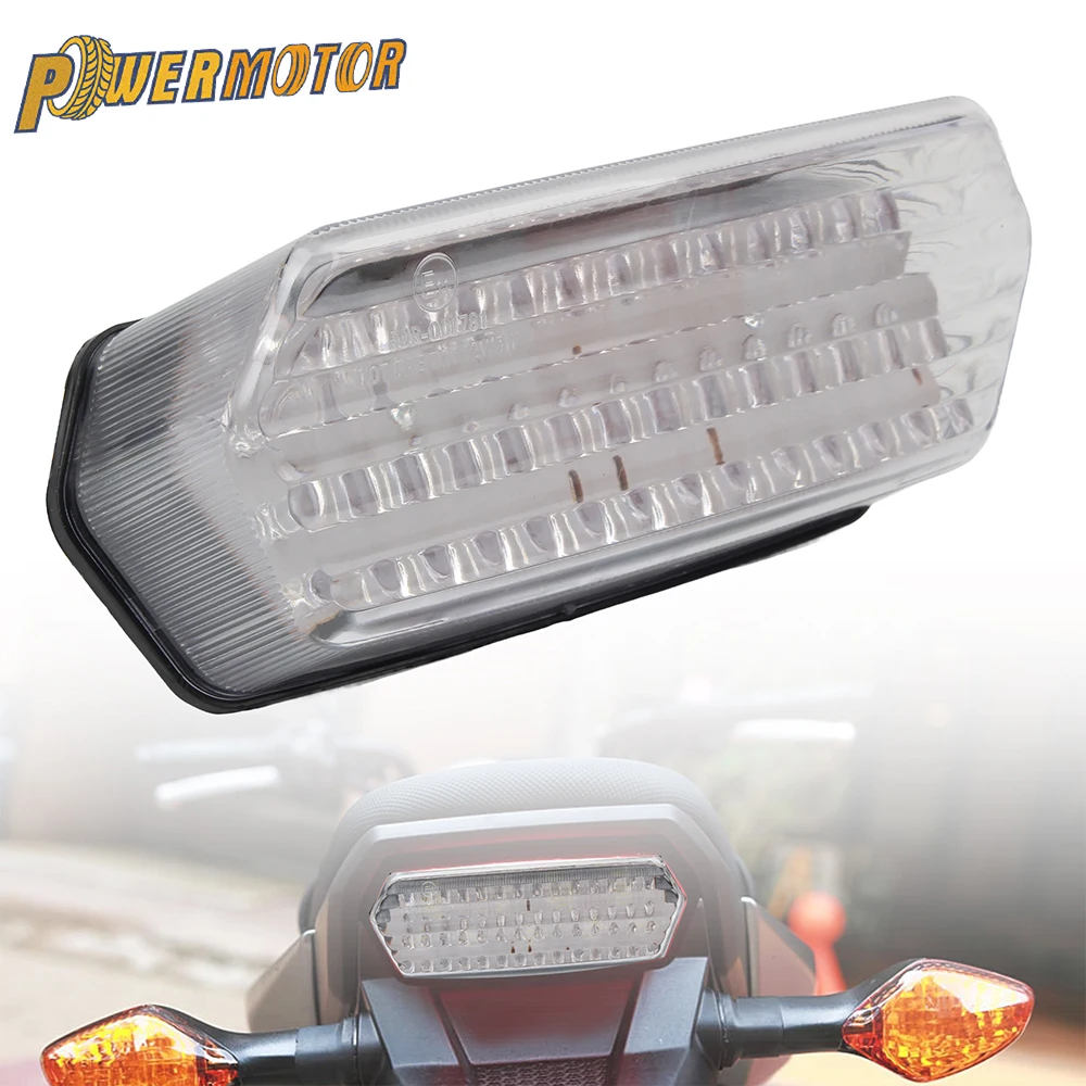 Motorcycle Rear Light LED Tail Light Turn Signal 12V For Honda MSX Grom 125 CBR 650F CTX 700N Stop Brake Lamp Street Motor