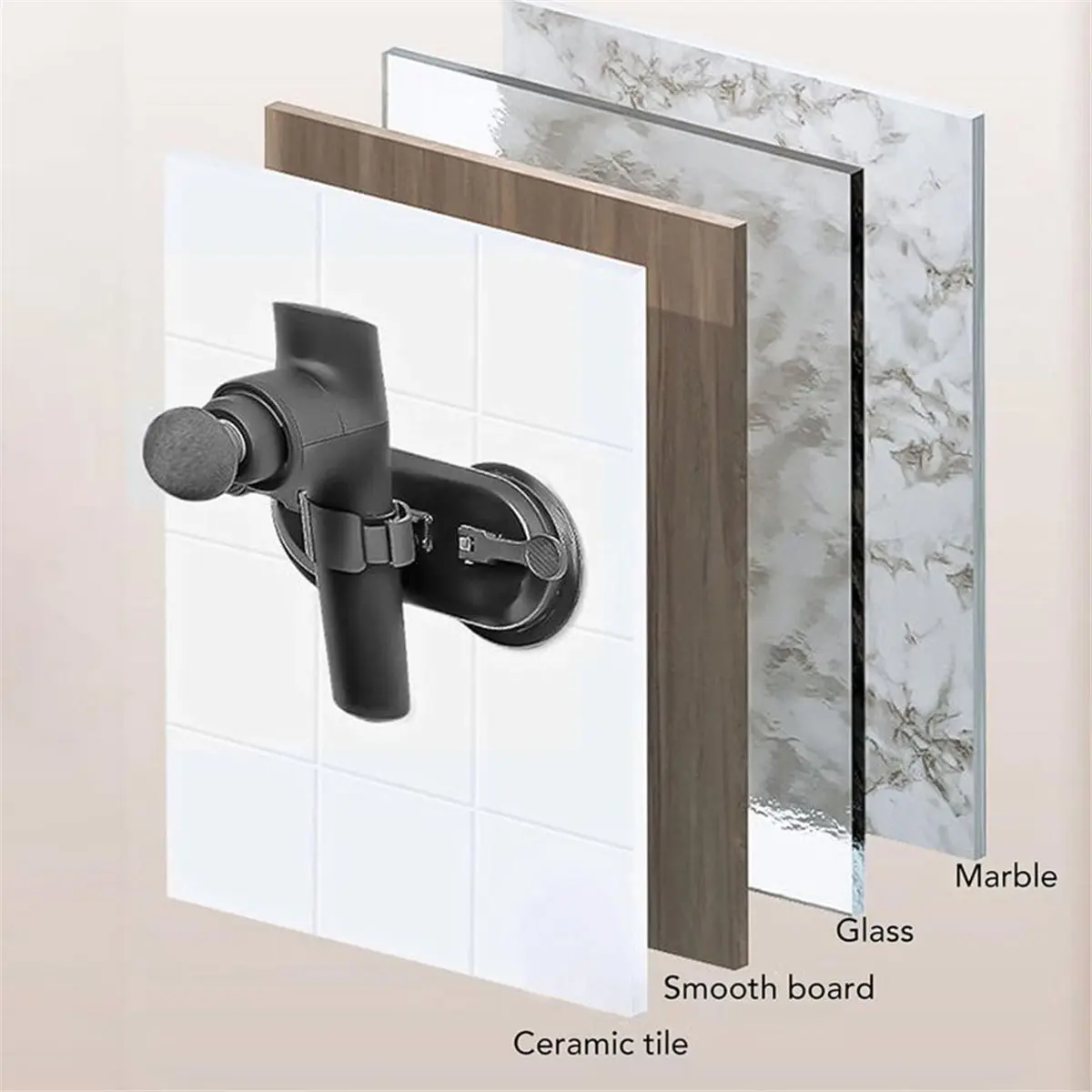 update. Massage Gun Holder Wall Mount Suction Cup Hand Massage Gun Mount,Vacuum Suction Cup Massage Gun Holder for Self Massage