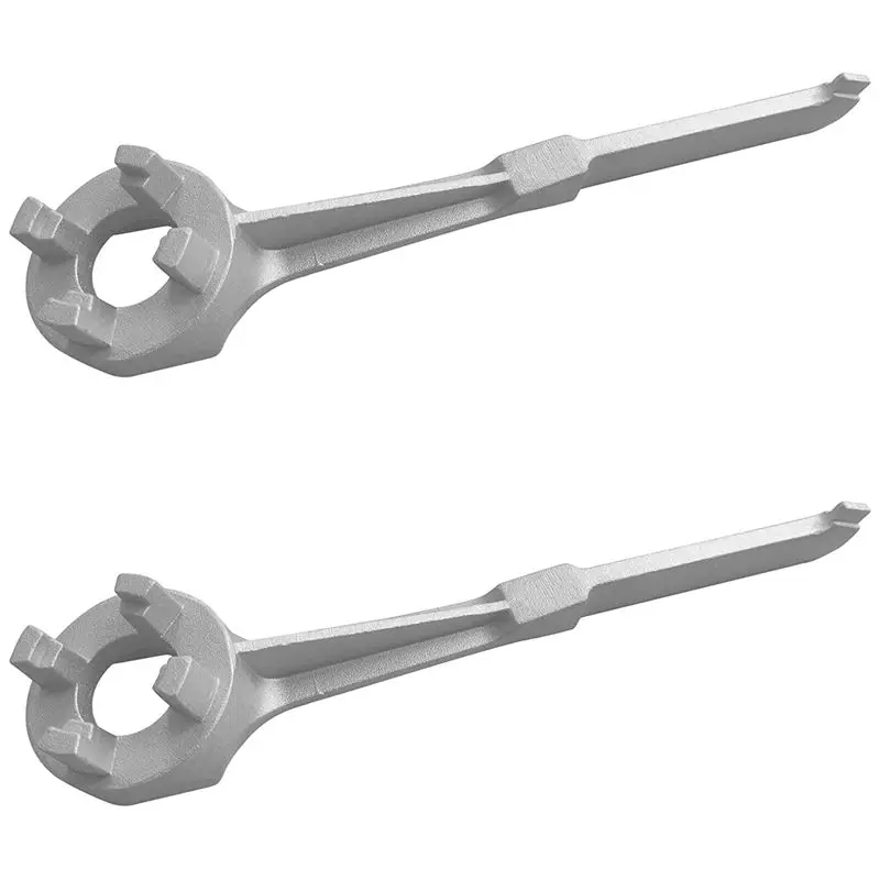 KYCOR-2X Aluminum Drum Plug Wrench For Opening 10 15 20 30 50 55 Gallon Drums, Suitable For 2 Inch And 3/4 Inch Lids