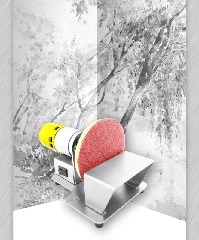 Electric Disc Sanding Machine Flat Polishing Grinder for Precision Machining Metal Woodworking Bench Sander