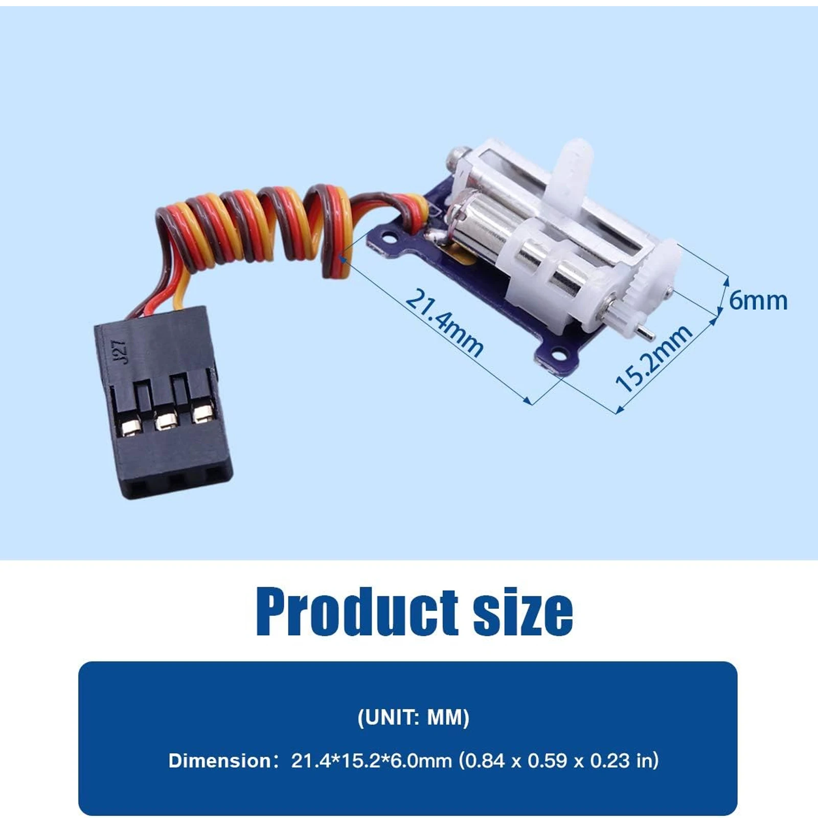 1.5g Micro Linear Servo - Digital Micro Servo for RC Plane Ultra-Micro Aircraft RC Models 1/18-1/24