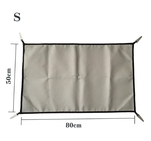 Camping Fireproof Cloth BBQ Grill Mat Flame Retardant Mat for Camping Stoves of Hot Tent Outdoor Fire Pit Protective Mat