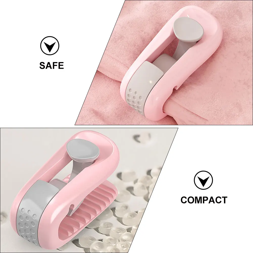 

6Pcs Anti Slip Quilt Cover Fixator Practical Compact Design Bed Sheet Clips Pink Quilt Fastener Clips Bed Sheet Fixing Clamps