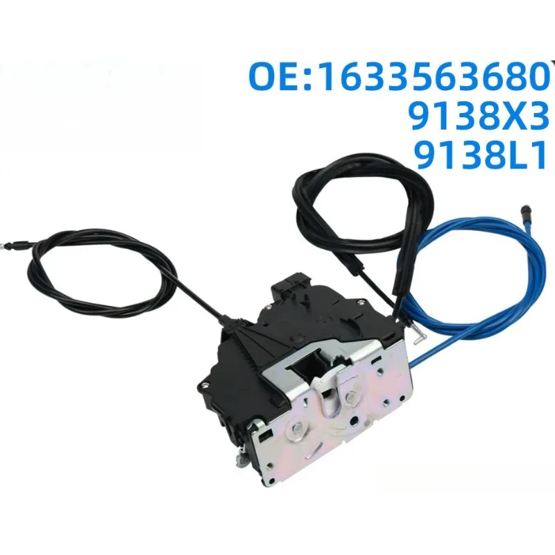 

Right Hand Sliding Door Lock 1633563680 Black for Peugeot Boxer for Citroen Jumper 2006-2023 1pc Brand New
