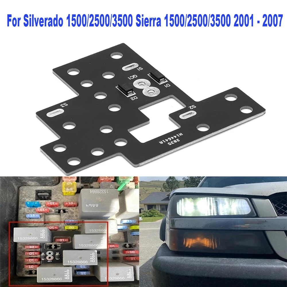 Módulo de iluminación para coche, accesorio para Silverado 1500/2500/3500 Sierra 1500/2500/3500 2001 - 2007 GM Classic Full Size SUV FPE-GM-ALO-37